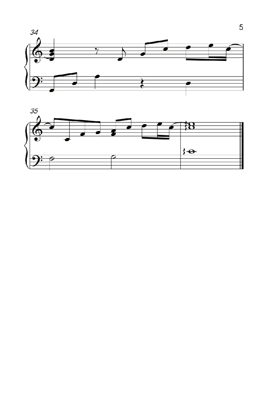 爱很简单(《弹吧音教》制谱版)