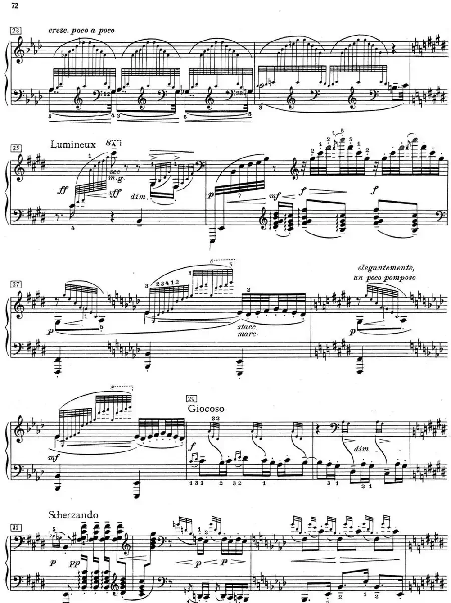 德彪西12首钢琴练习曲（11 琶音练习v1.0 arpèges composés）