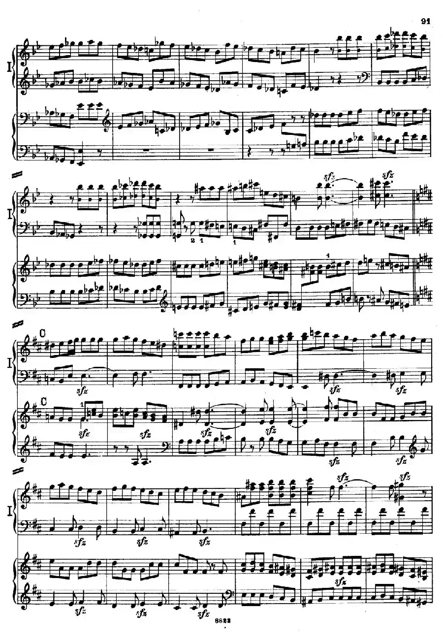 d小调第九交响曲 Op.125（双钢琴P83——92）