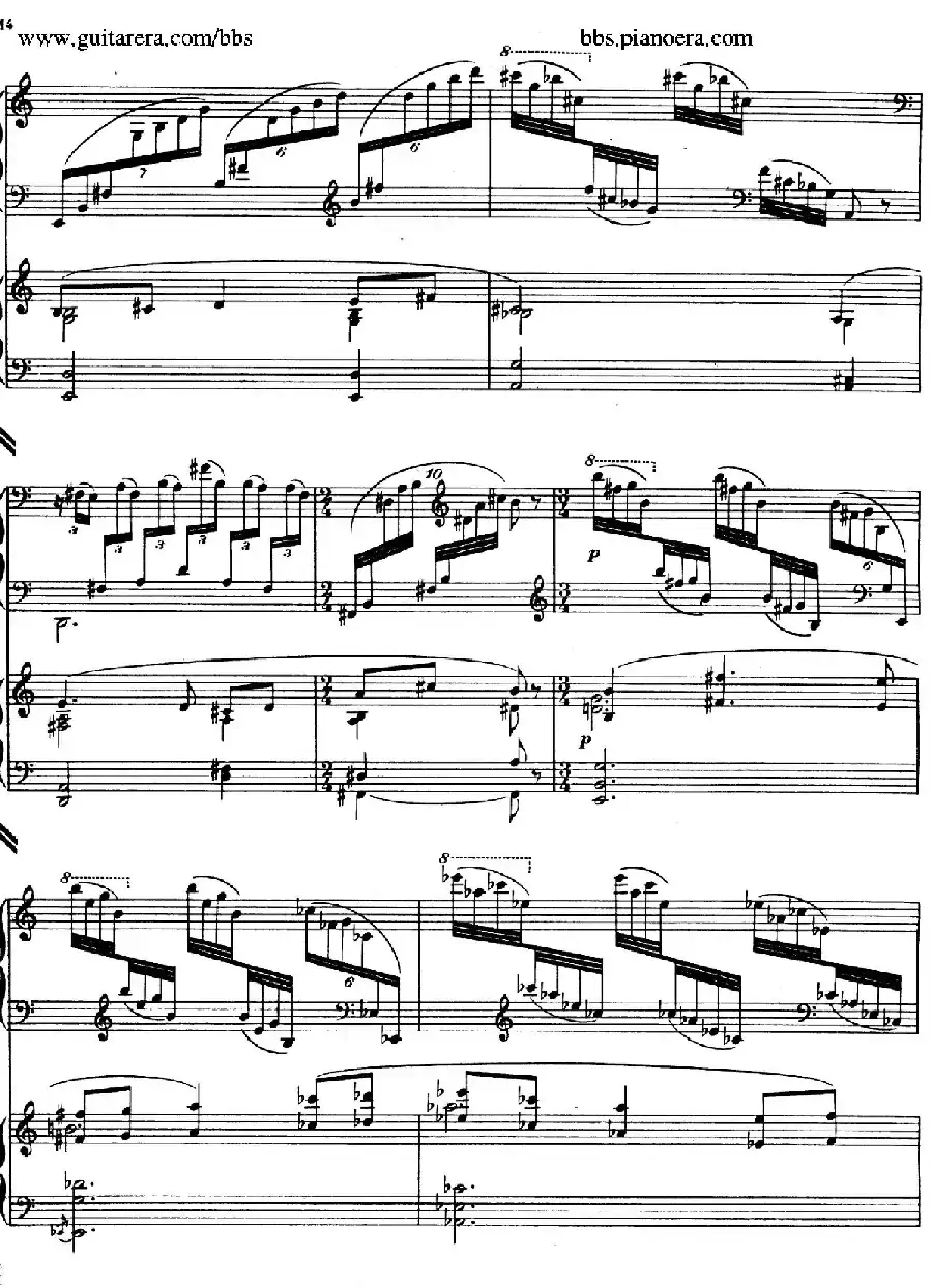 Piano Concerto in c-sharp Minor （升c小调钢琴协奏曲·第一乐章）