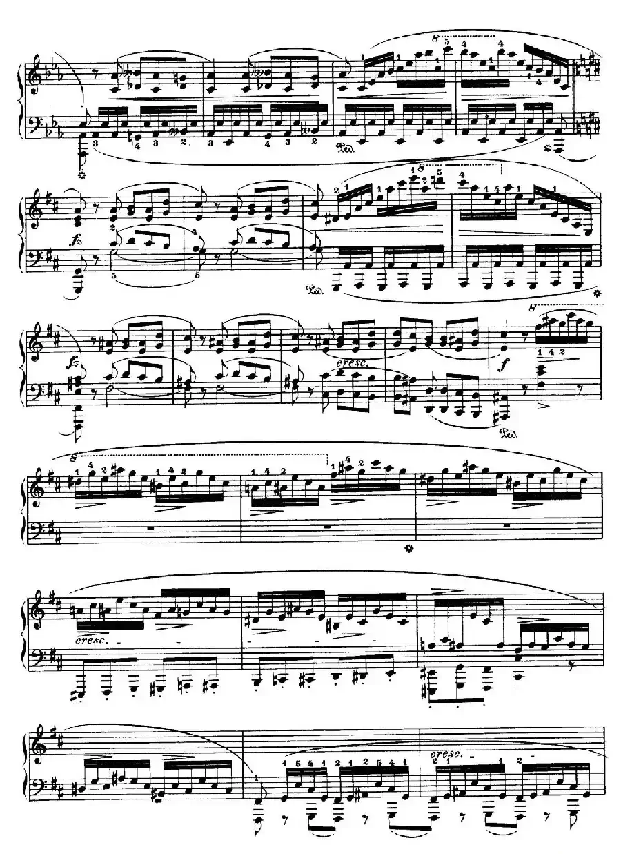 Piano Sonata No.3 in b Minor Op.58（b小调第三钢琴奏鸣曲·第四乐章）