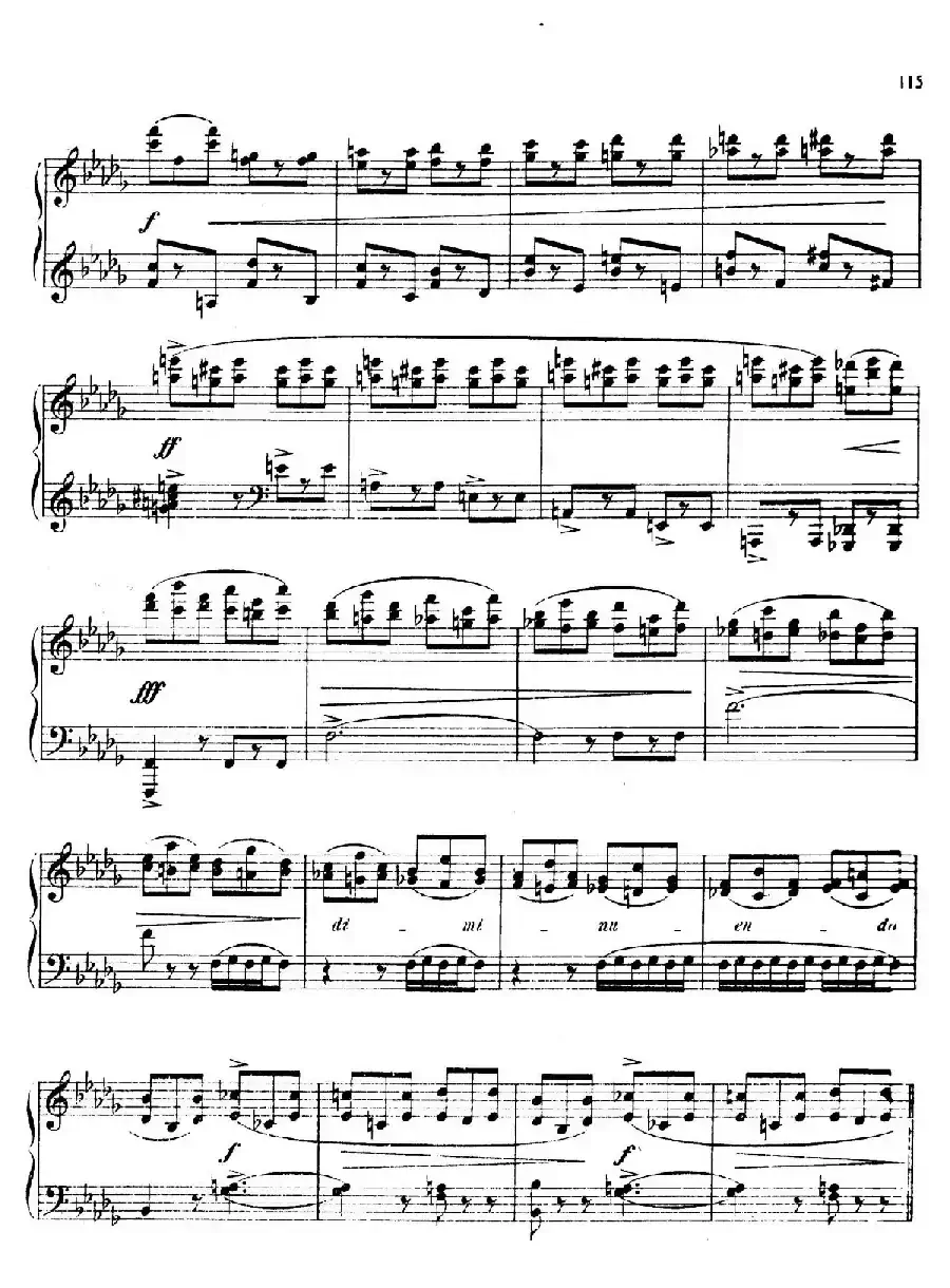 24 Characteristic Pieces Op.36（24首性格小品·22）
