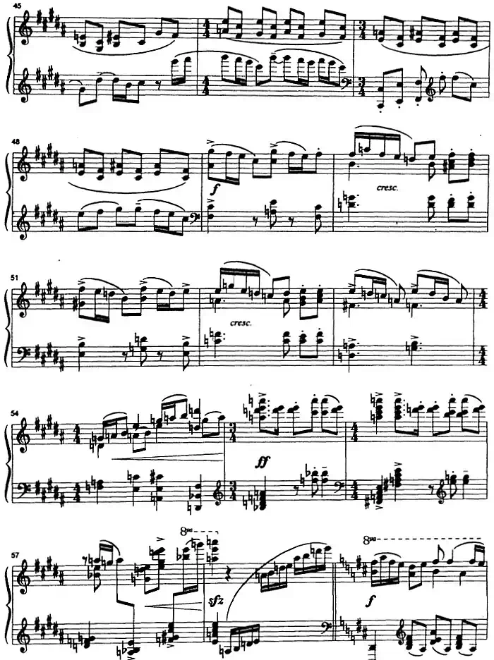 秧歌（选自《山东组曲第二号》之四）