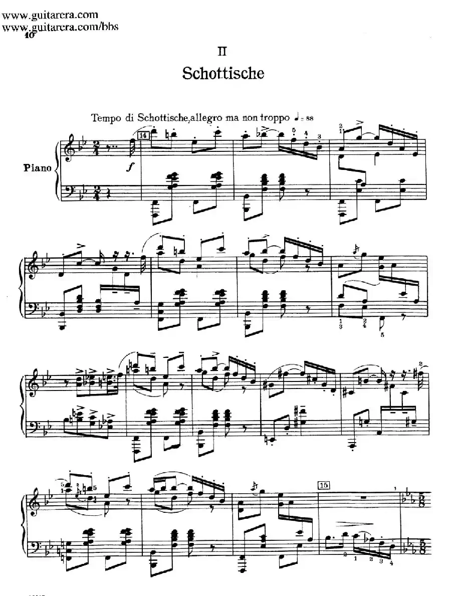 Souvenirs Op.28（纪念曲2. 苏格兰舞曲）