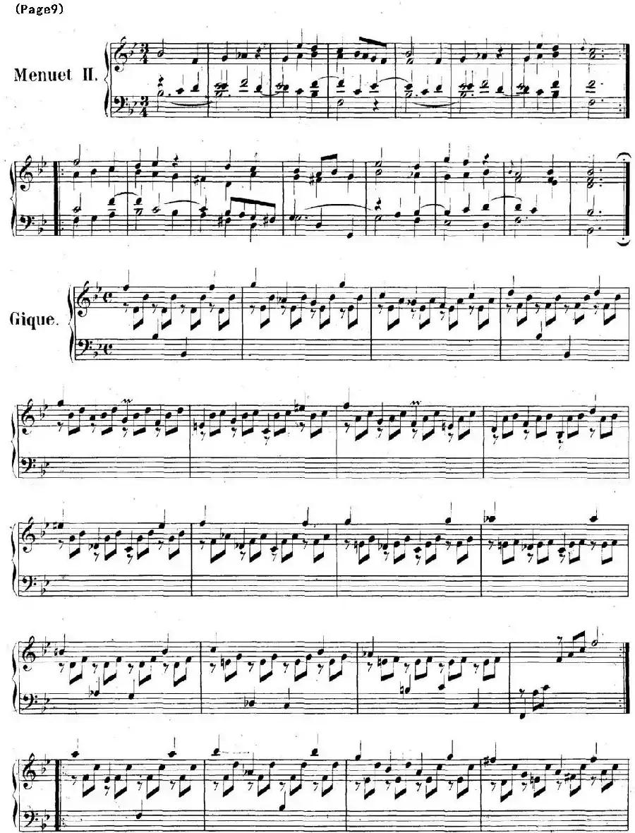 帕蒂塔6首德国组曲（No.1 降B大调 巴赫 Partita B-flat Major BWV825）