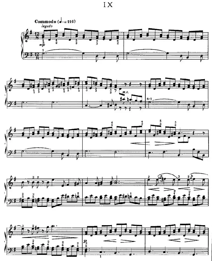 20 Petites Etudes, Op.91(20首小型练习曲)(9)