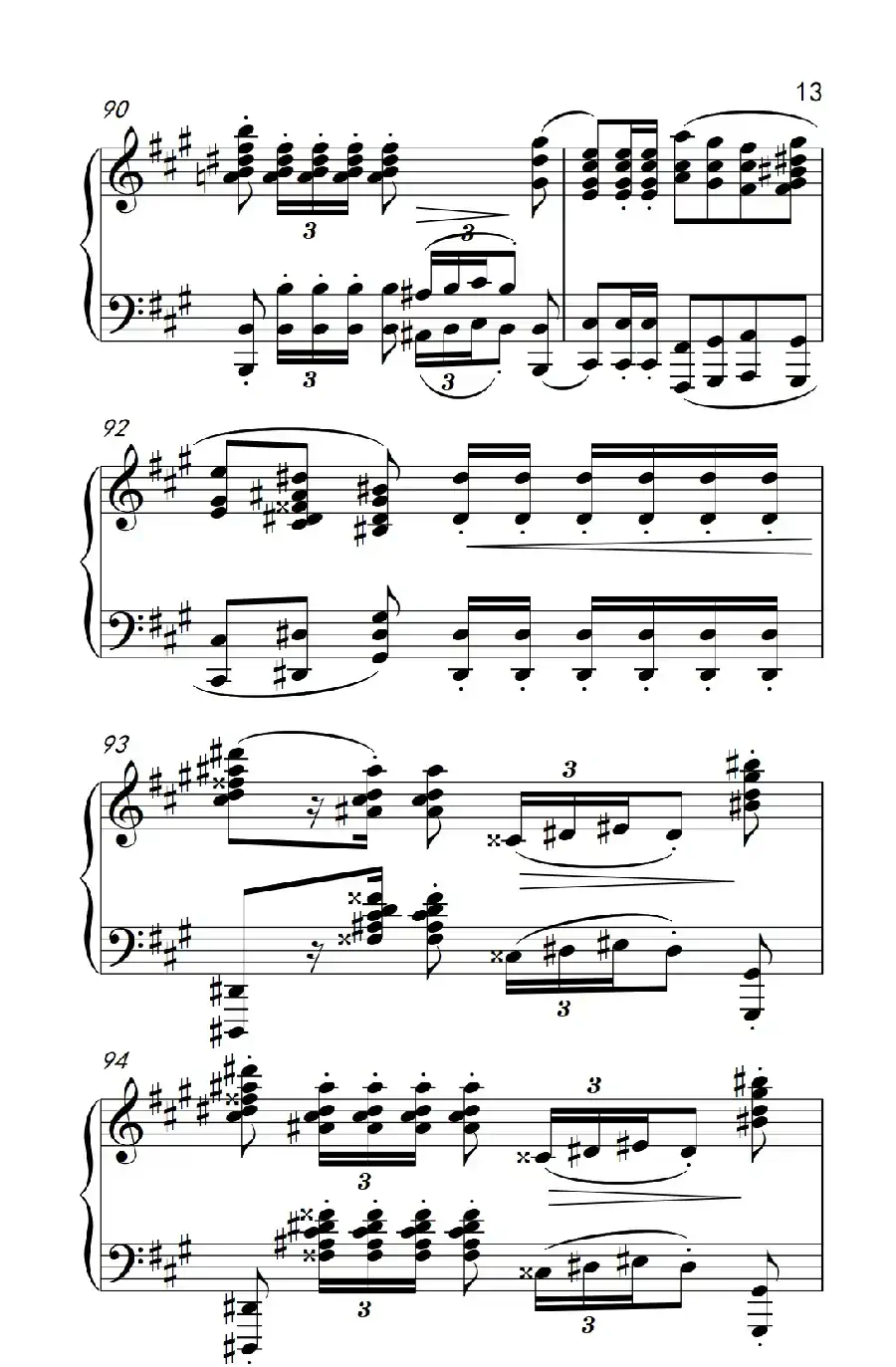 bA大调波兰舞曲