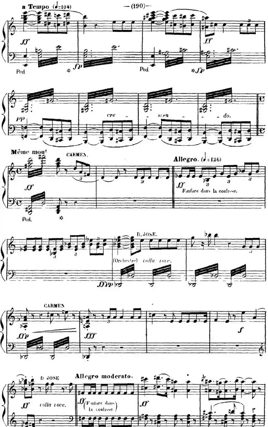 Carmen for Solo Piano（卡门全剧钢琴独奏版）（No.27）