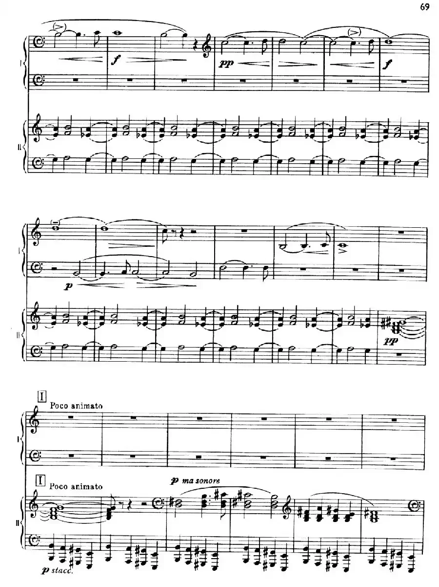 The Planets Op.32（双钢琴）（行星·第五乐章 土星—老年使者）