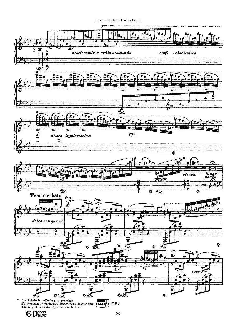 12 Grand Etudes S.137（12首华丽的练习曲·9）