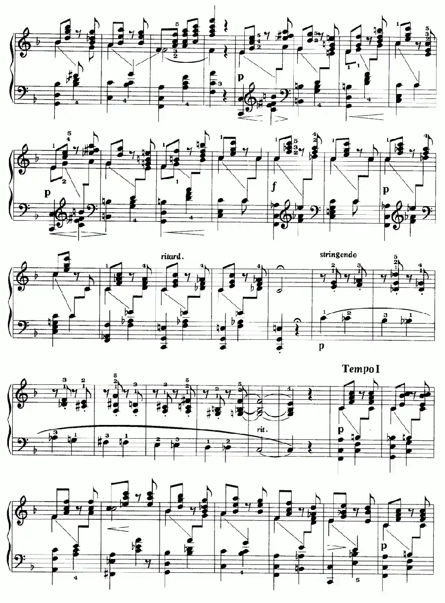 F大调旋律（安东·鲁宾斯坦作品第3号之一）