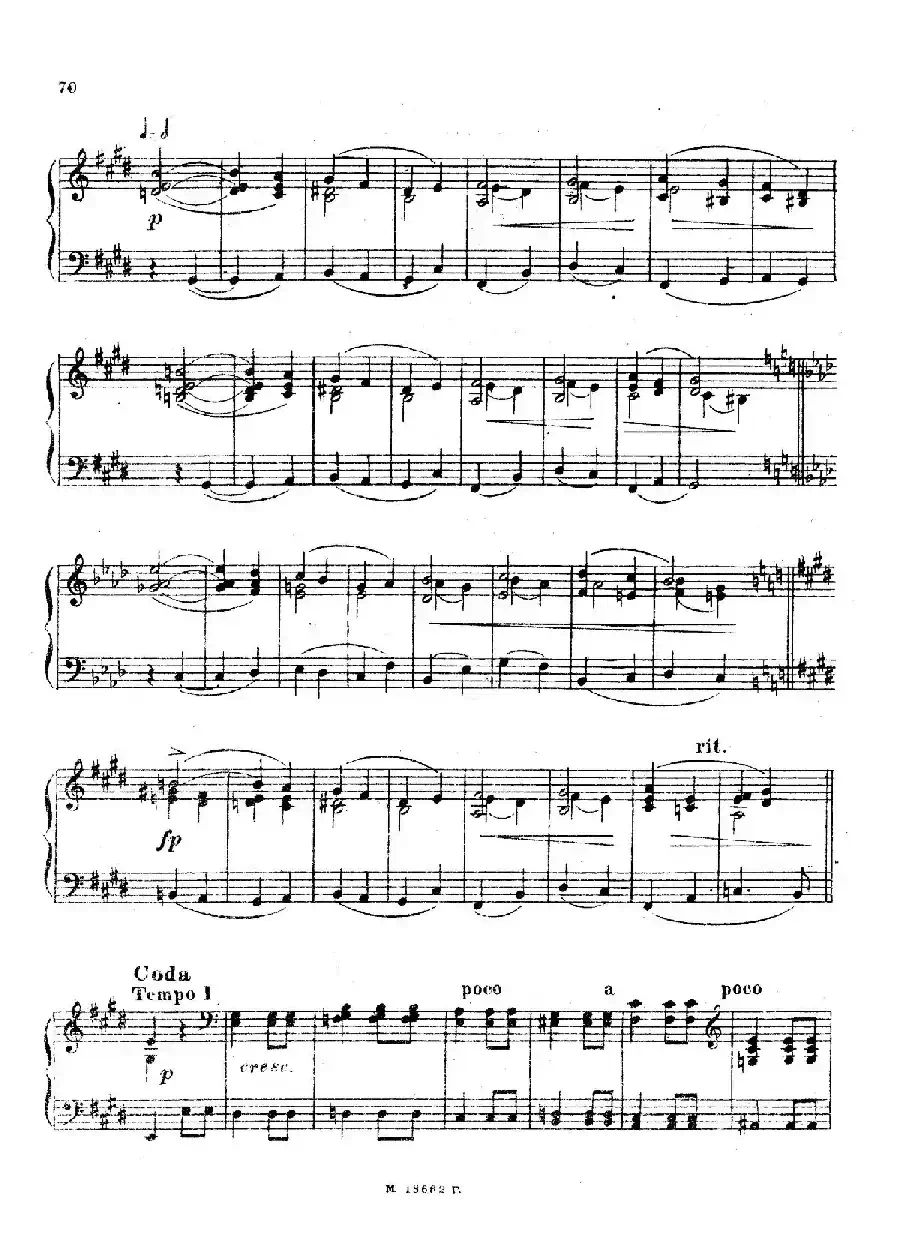 Arabesques Op.4（阿拉伯风格曲）（4）