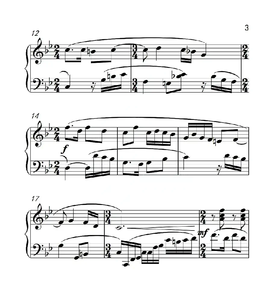 第四级B组 送大哥(中国音乐学院钢琴考级作品1~6级)