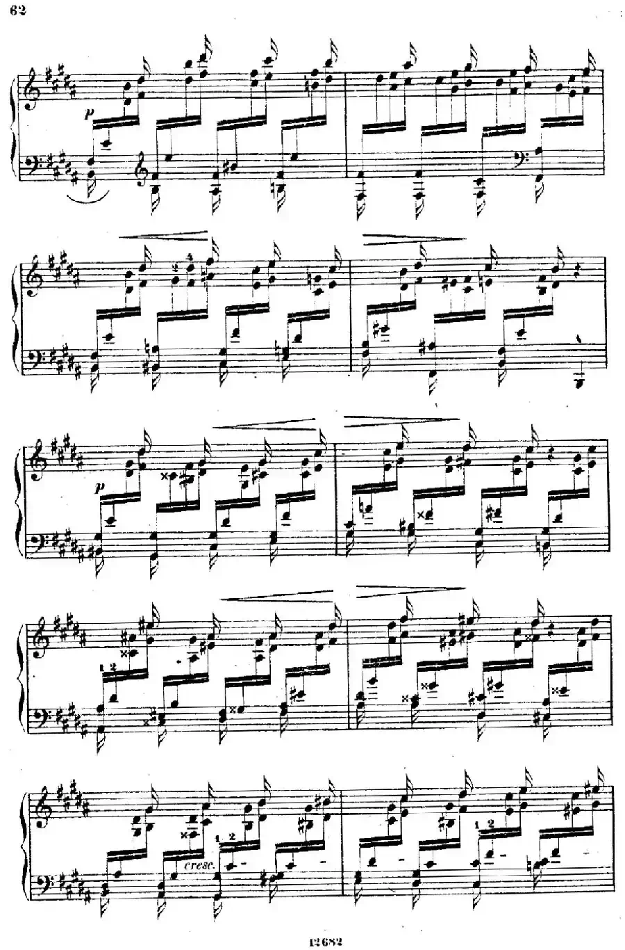 Douze Etudes de Salon Op.5（12首沙龙练习曲·12）