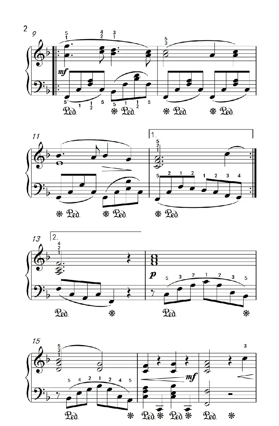 可爱的家(老年大学 钢琴教程 2)