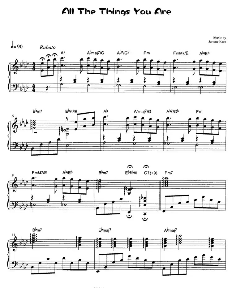 All The Things You Are