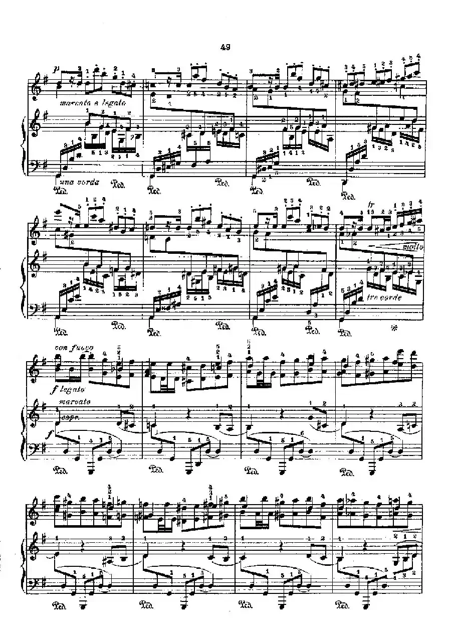 53首以肖邦练习曲为素材而作的练习曲（No.46）