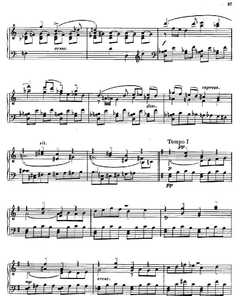 Prokofiev - Ten Pieces Op.12（普罗科菲耶夫-10首小品·5）