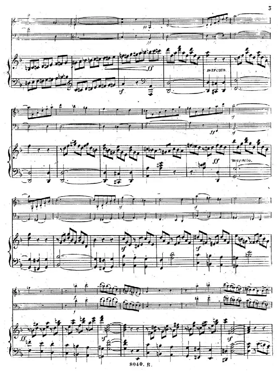 Piano Trio No.1 in d Minor Op.49（d小调第一钢琴三重奏·第一乐章）