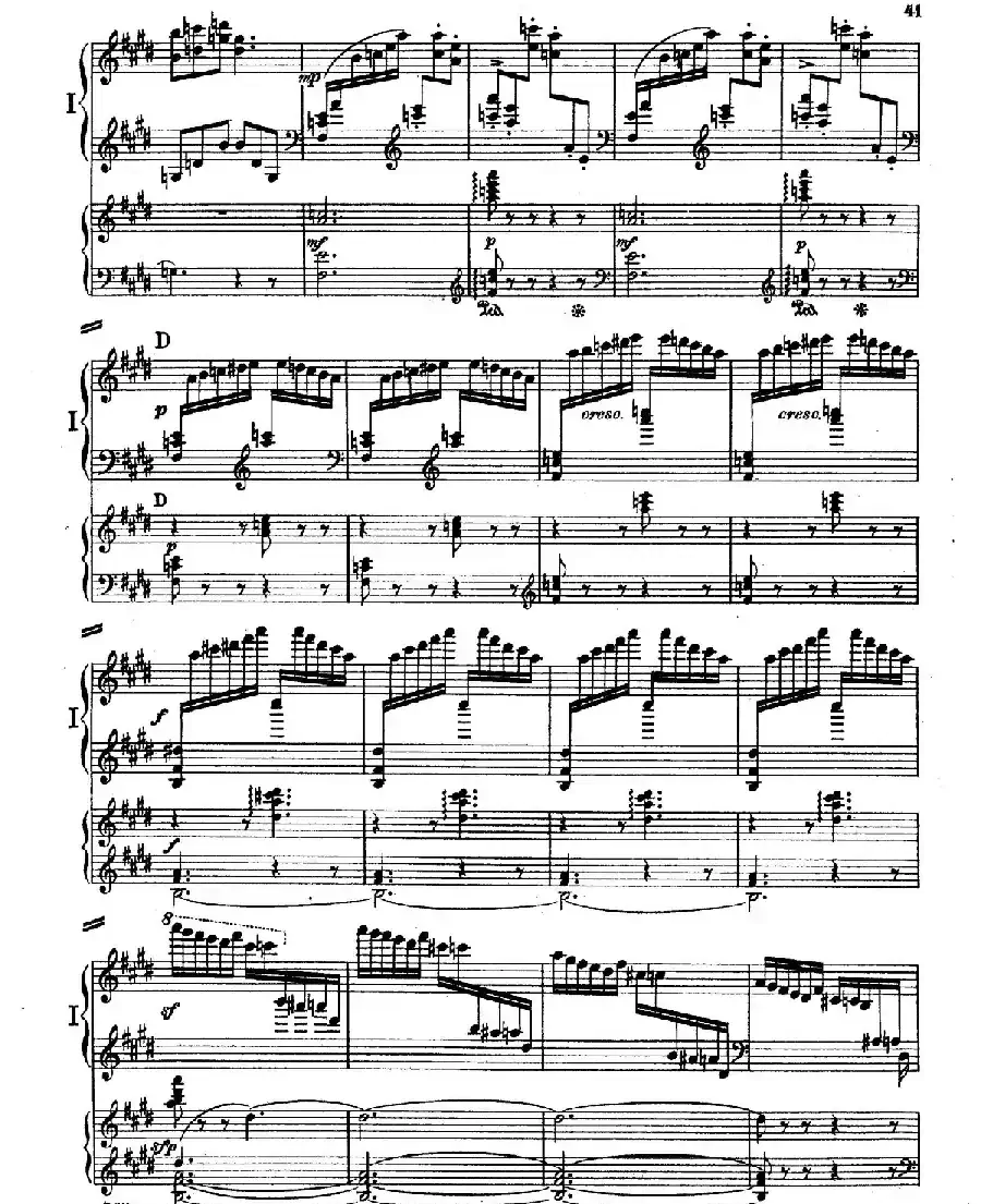Piano Concerto in E Major Op.59（E大调钢琴协奏曲·双钢琴·第三乐章）