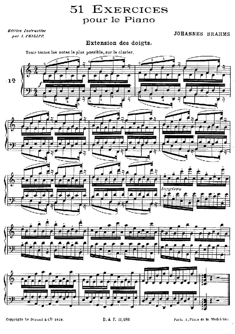 51 Exercises, WoO 6(51首钢琴练习 1—7)