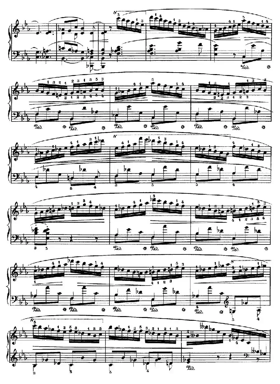 Piano Sonata No.3 in b Minor Op.58（b小调第三钢琴奏鸣曲·第四乐章）