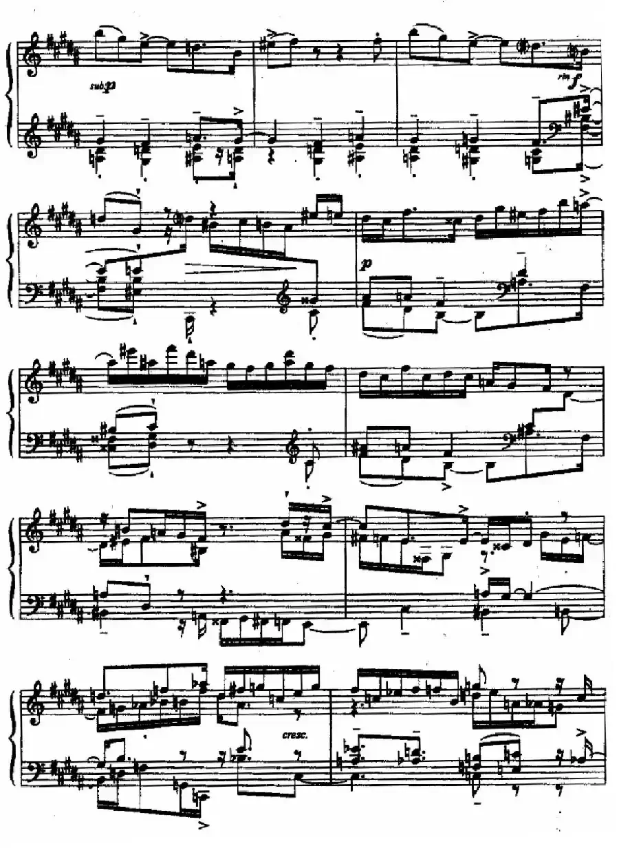 24 Preludes and Fugues Op.82（24首前奏曲与赋格·15）