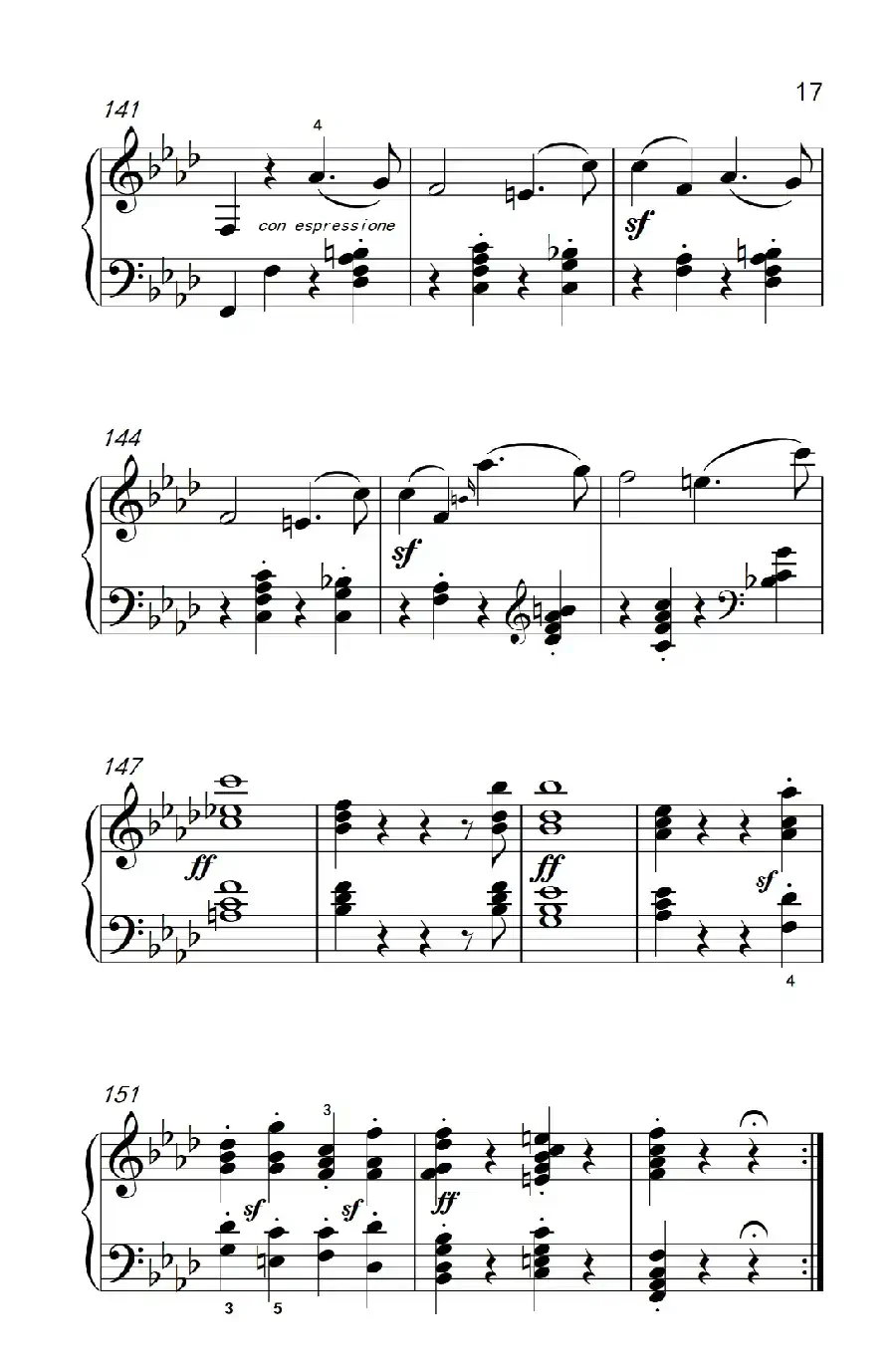 奏鸣曲 Opus 2 Nr.1 第一乐章(贝多芬奏鸣曲集 1)