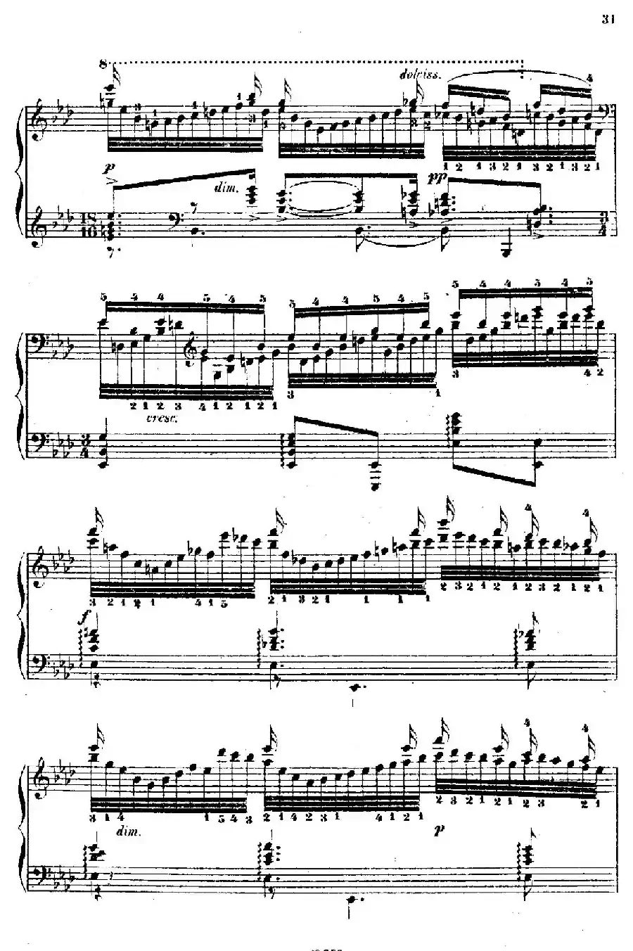 Douze Etudes de Salon Op.5（12首沙龙练习曲·6）