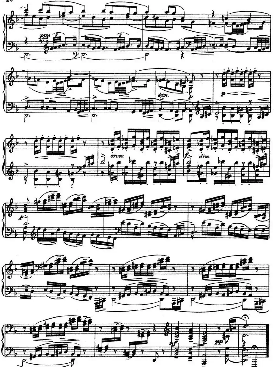 10 Preludes Op.23（拉赫玛尼诺夫10首前奏曲·Ⅲ）