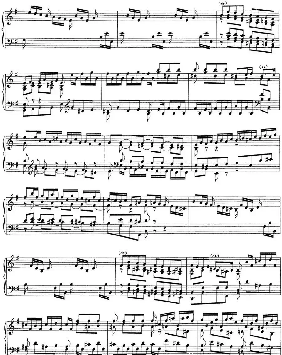 Toccata BWV 916（7首托卡塔·No.7 G大调）