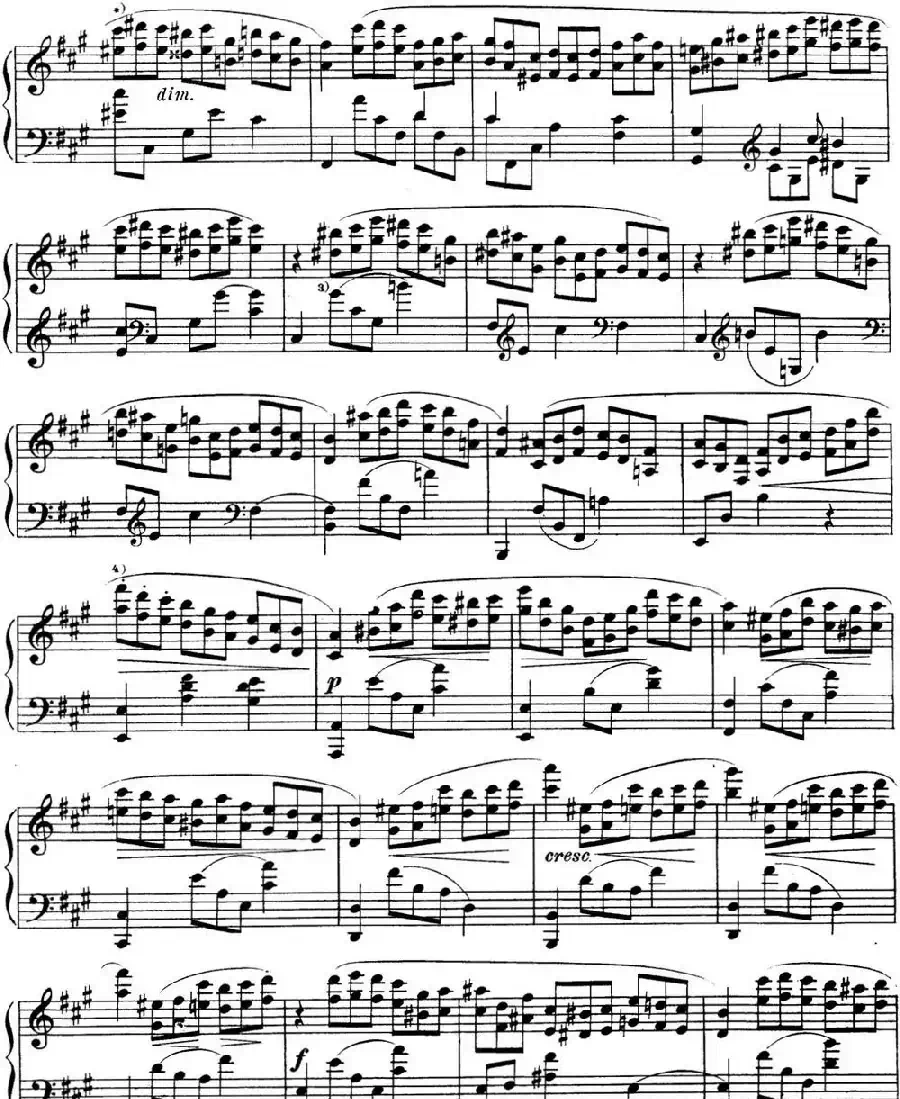 斯克里亚宾 钢琴练习曲 Op.8 No.6 Alexander Scriabin Etudes