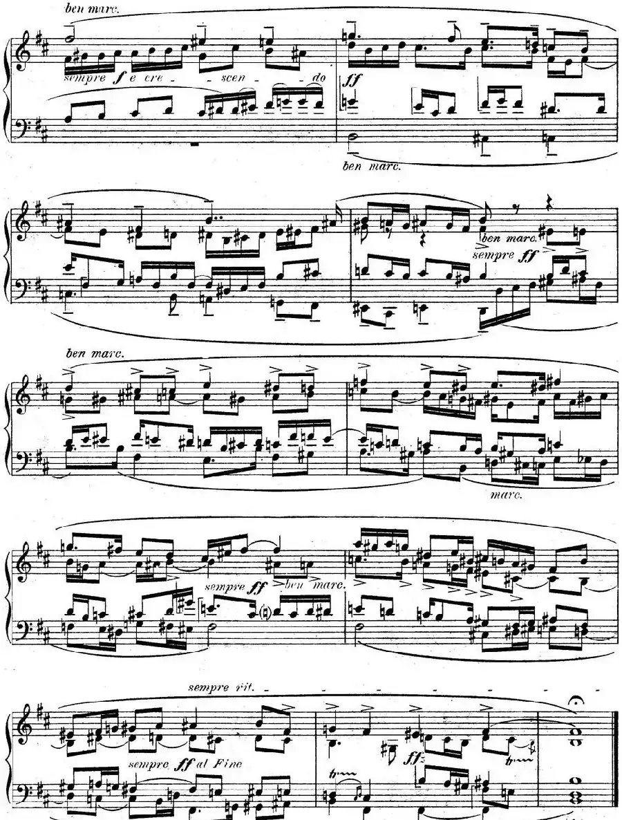 6 Preludes and Fugues Op.99（6首前奏曲与赋格·4）