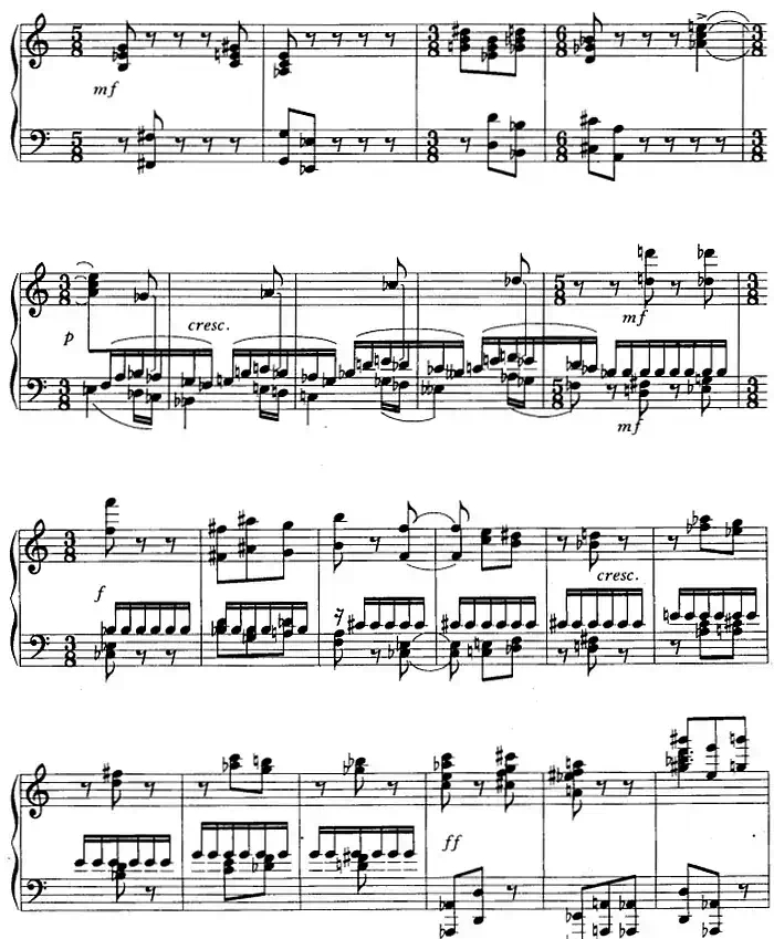 套曲·板式(III 快板)