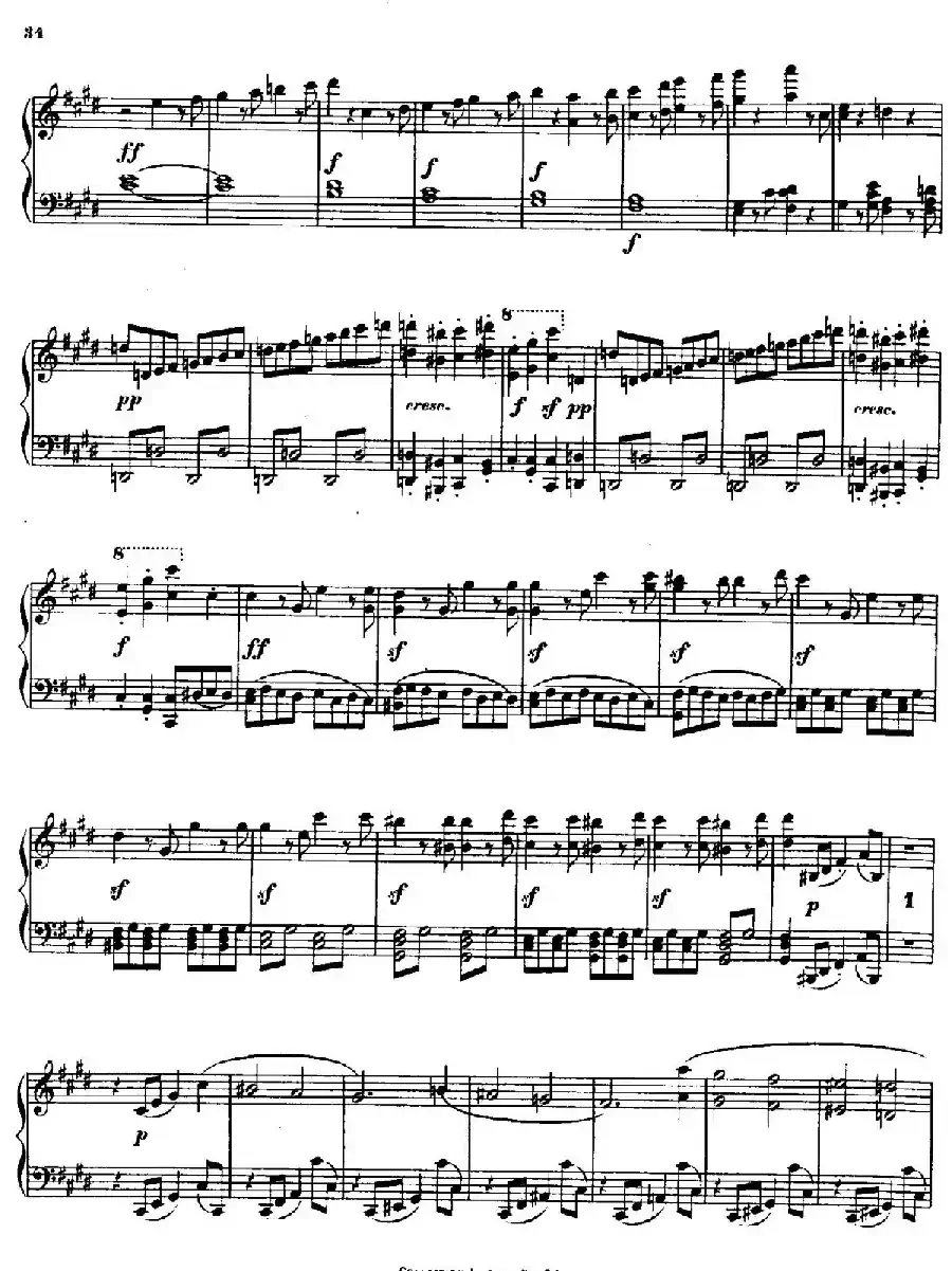 Quartet No.14（升c小调第十四弦乐四重奏钢琴版）