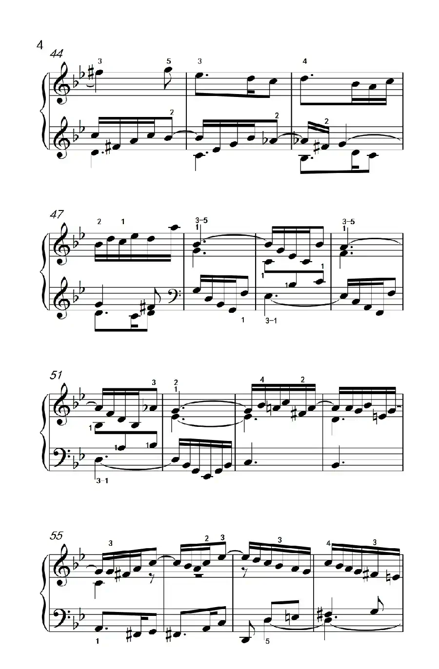 第七级1.三部创意曲 No.11(中央音乐学院 钢琴(业余)考级教程 7-9级)