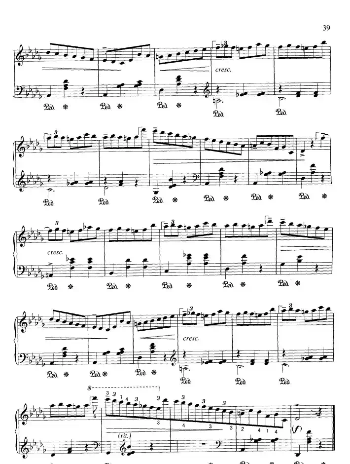 “小狗”圆舞曲（降D大调）