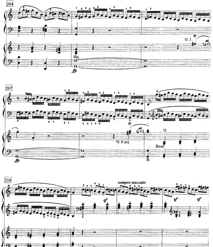 钢琴教程第八级 大型乐曲（C大调第一钢琴协奏曲 Op.15 第一乐章）