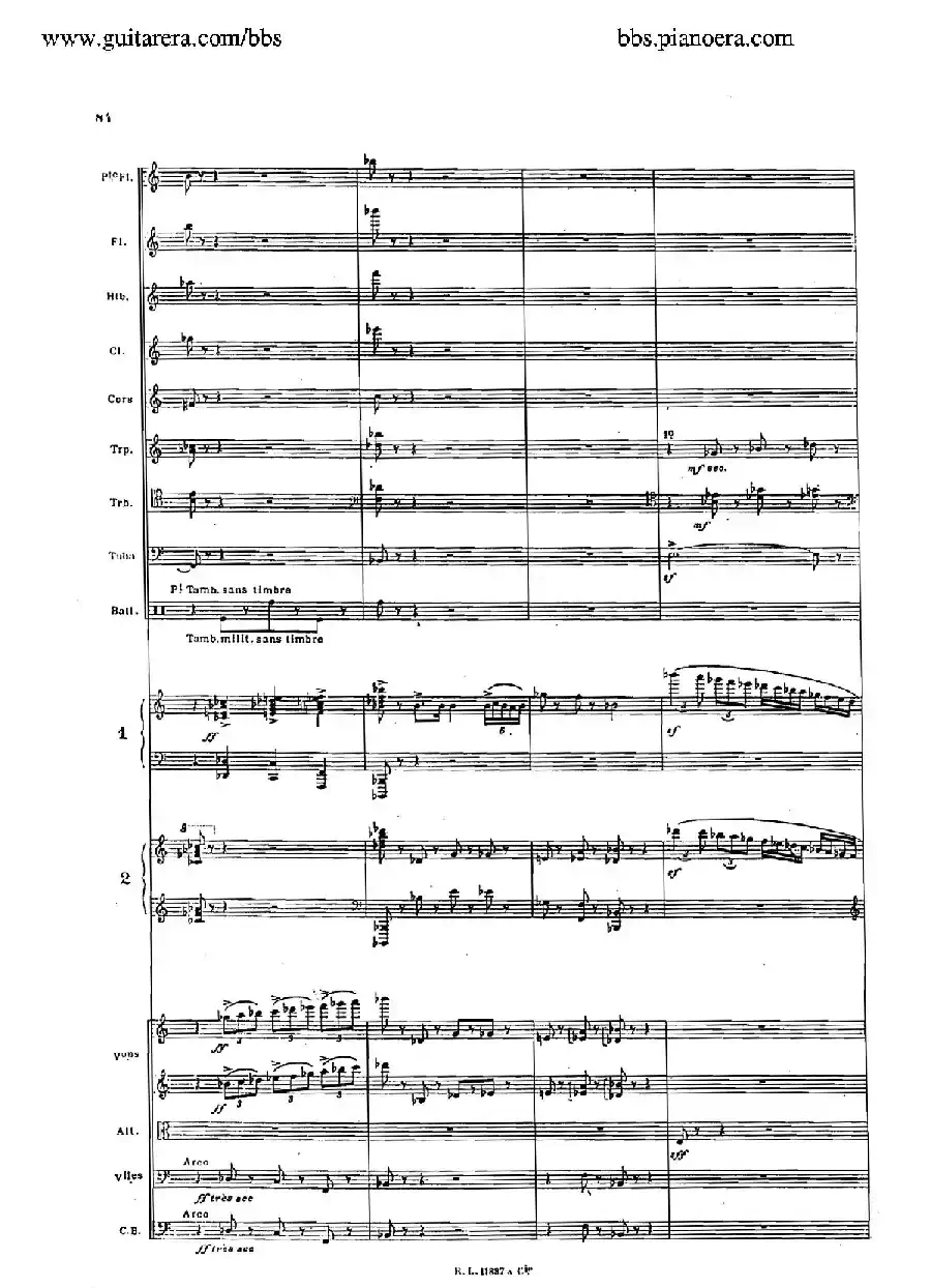 Concerto for 2 Pianos in d Minor（d小调双钢琴协奏曲·总谱）