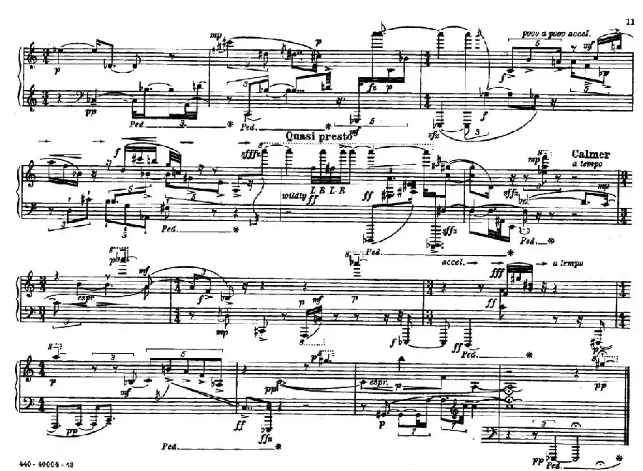12 Etudes for Piano（博尔科姆12首钢琴练习曲·4）