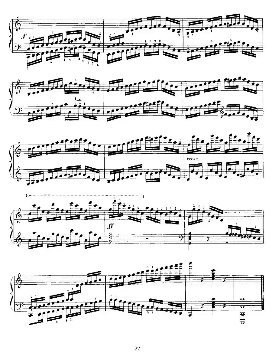 15 Etudes de Vortuosite Op.72（15首辉煌练习曲·5）