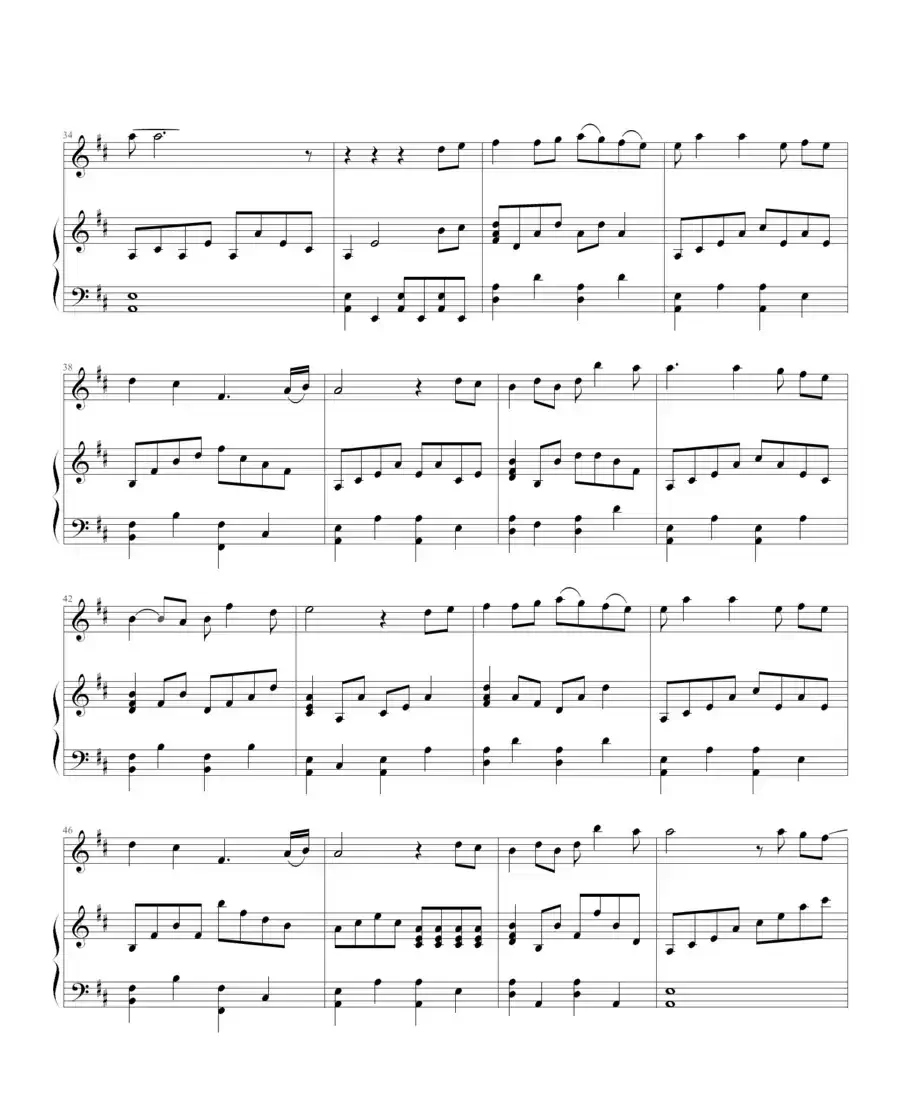 暧昧(钢琴伴奏谱)