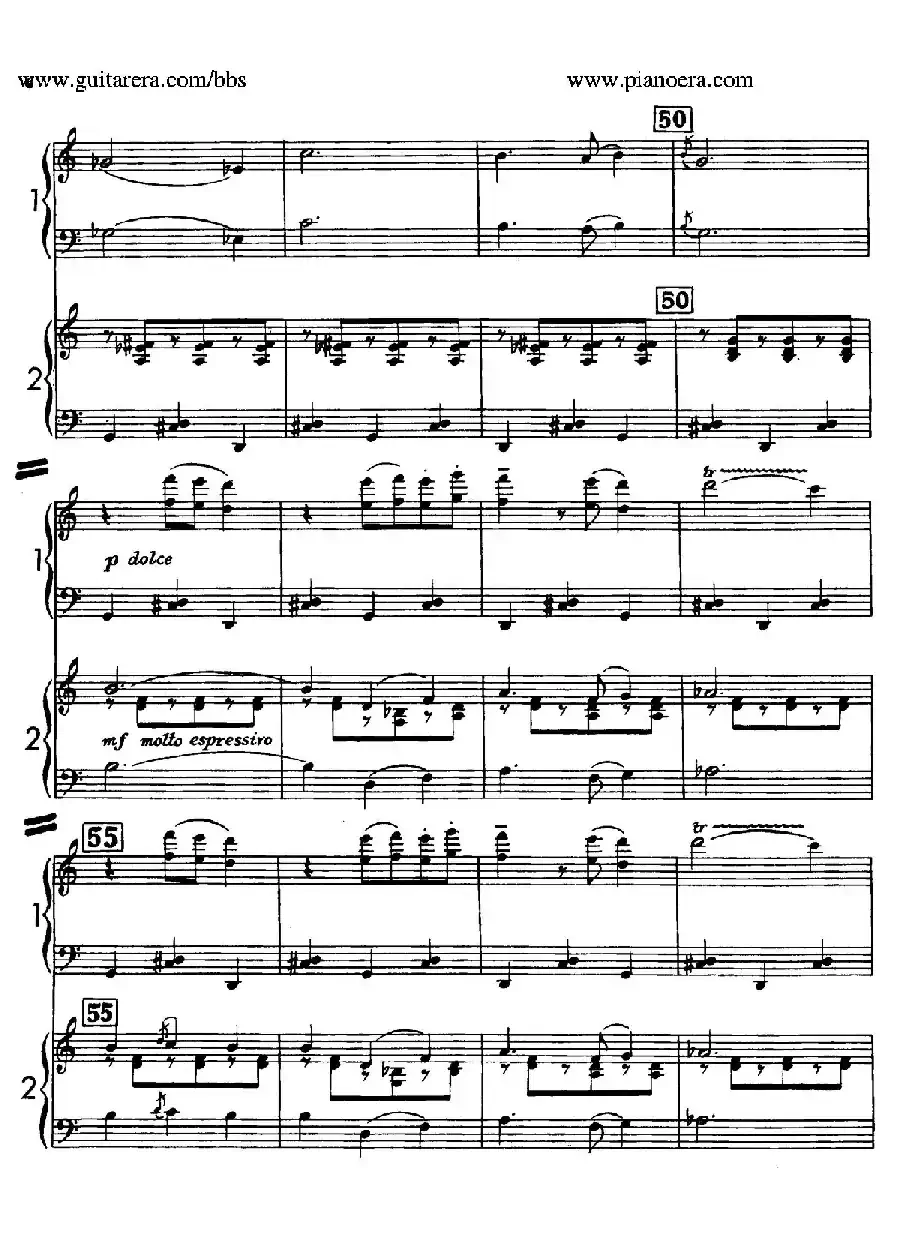 Sabre Dance（马刀舞曲）（双钢琴版）