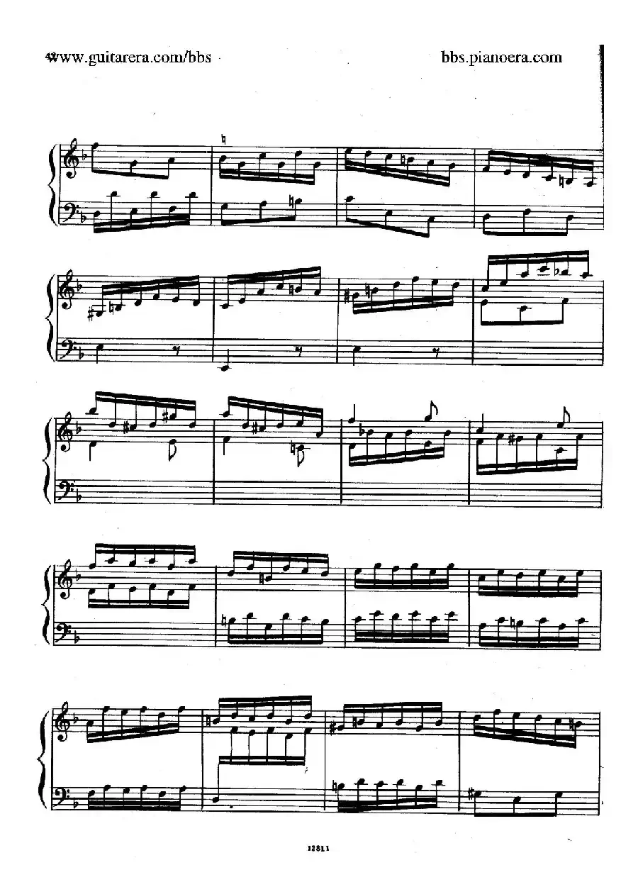 Suite No.3 in d Minor HWV 428（d小调第三组曲）