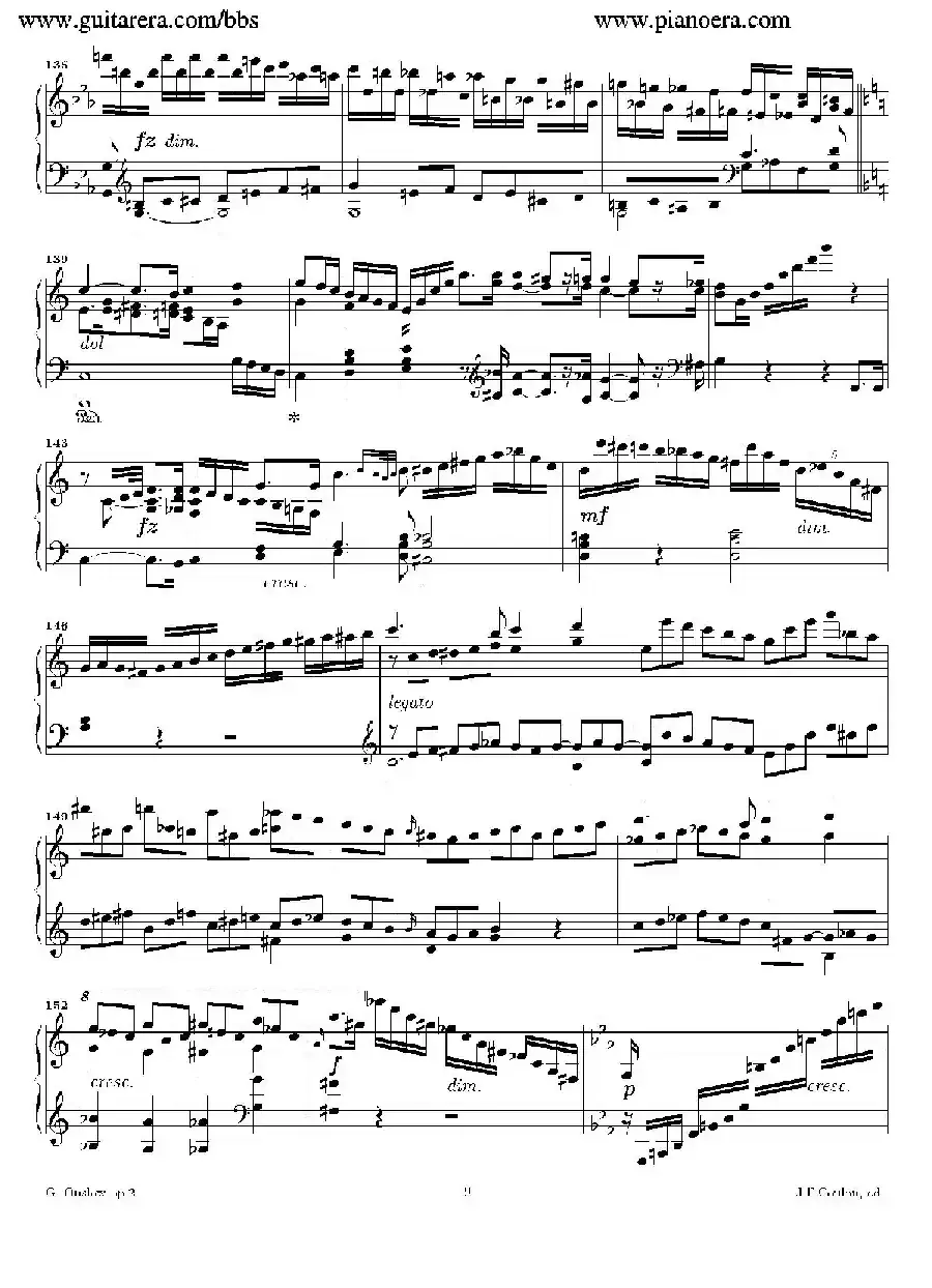 Grande Piano Sonata in c Minor Op.2（c小调华丽钢琴奏鸣曲·第一乐章）