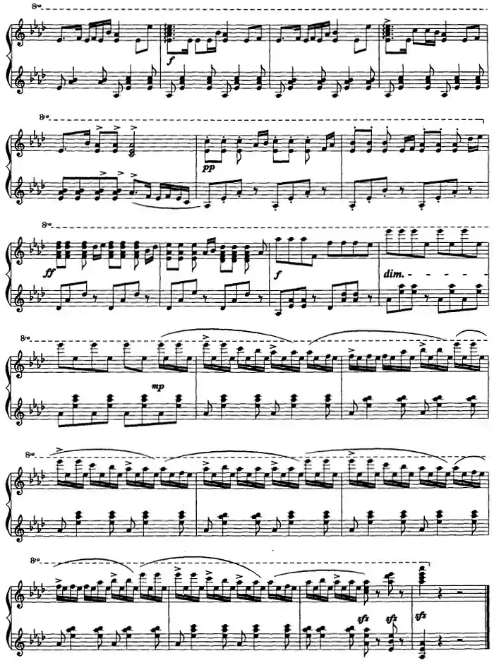 少年中国进行曲（钢琴曲中国组曲之四）