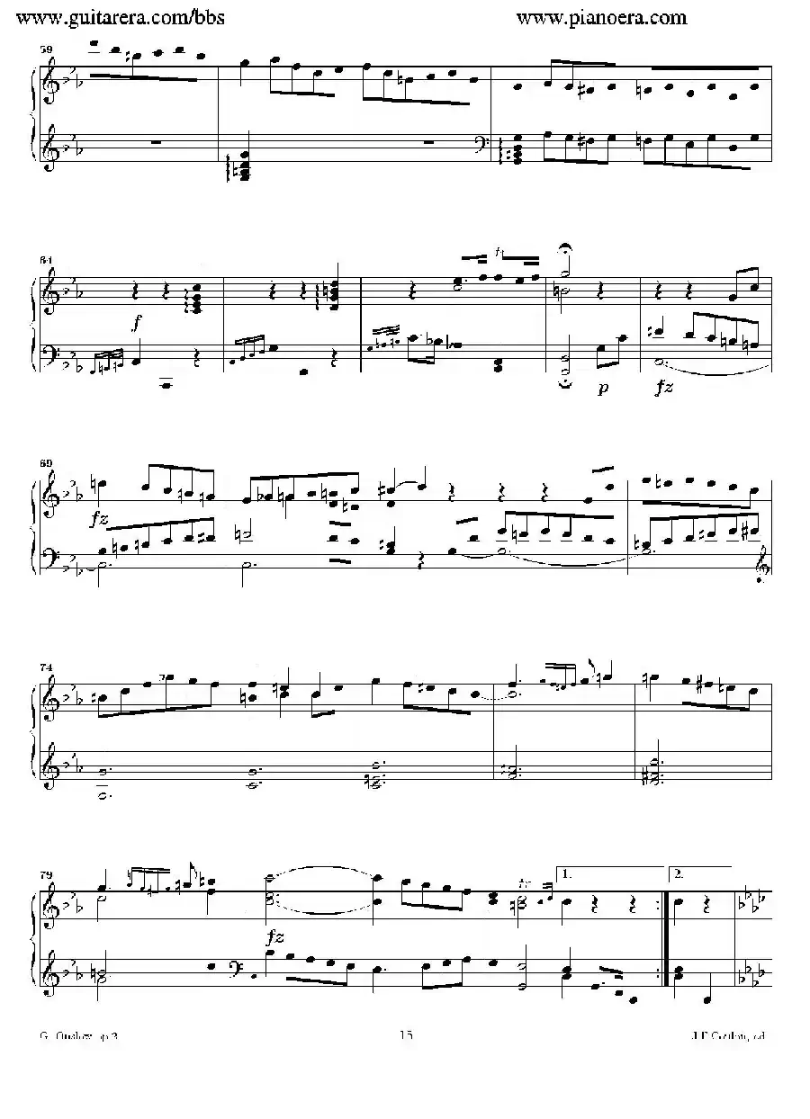Grande Piano Sonata in c Minor Op.2（c小调华丽钢琴奏鸣曲·第二乐章）