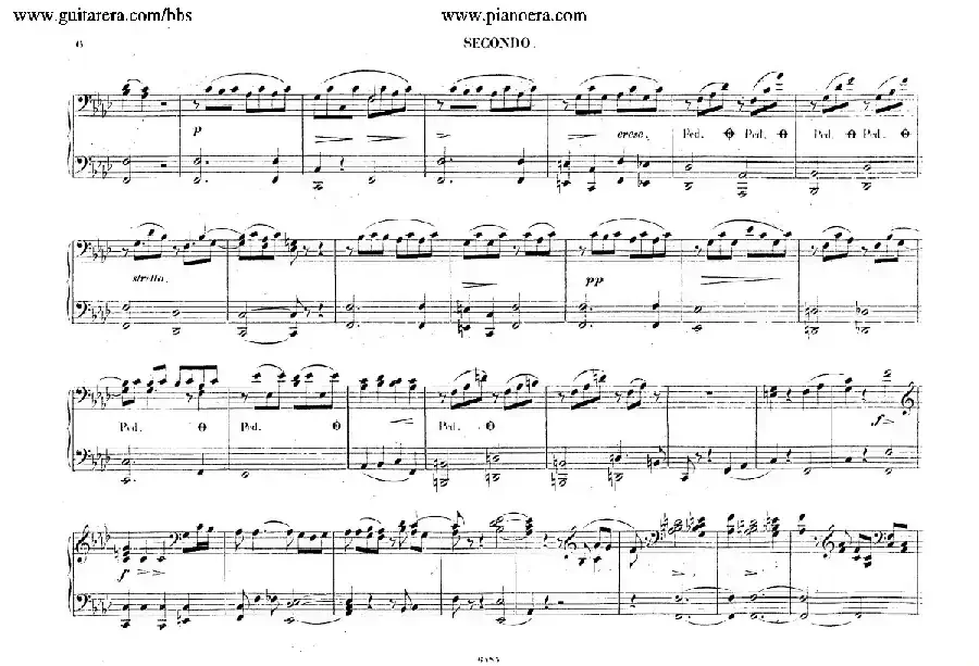 Piano Concerto No.2 in f Minor Op.21（f小调第二钢琴协奏曲·四手联弹版）