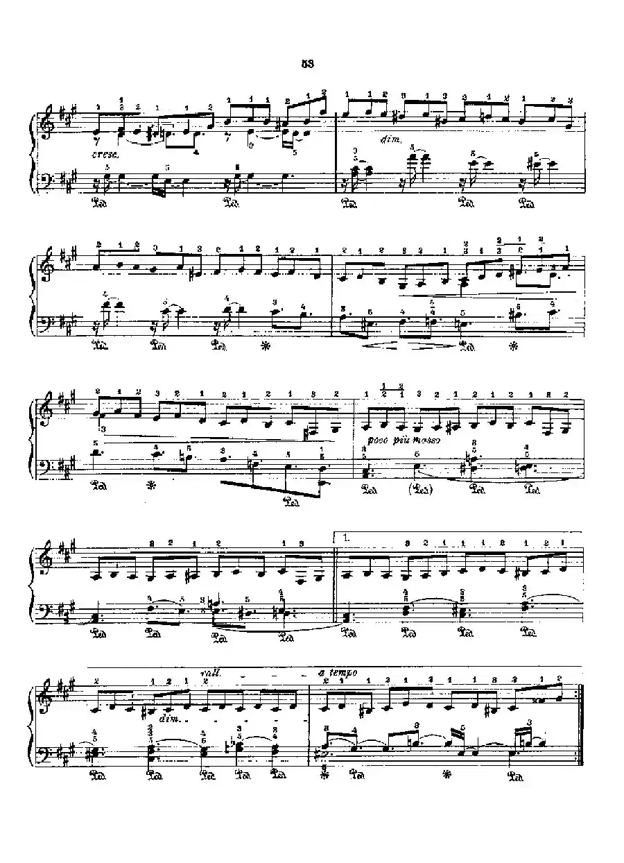 53首以肖邦练习曲为素材而作的练习曲（No.28A）