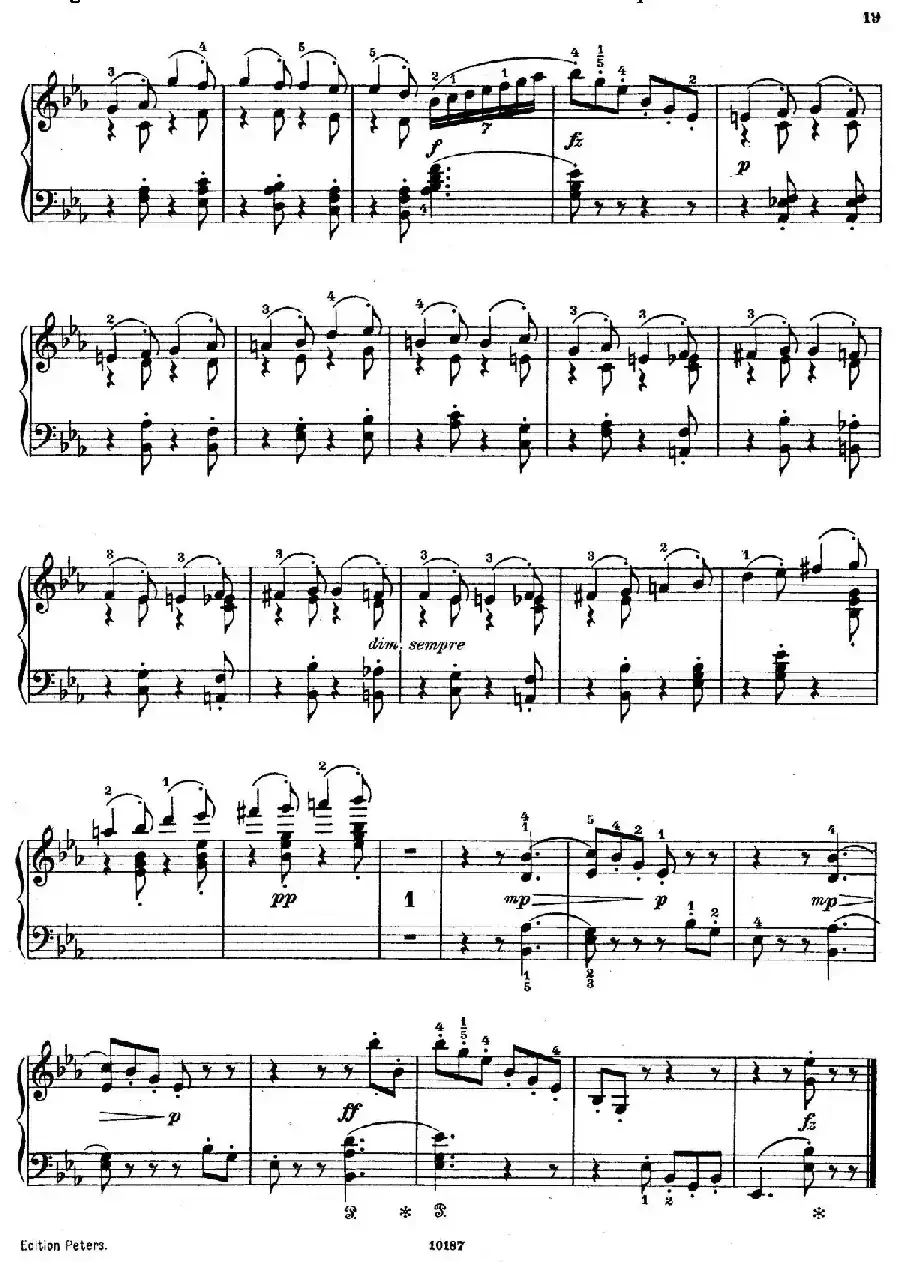 Akvareller Op.19（水彩画 6. 随想曲）